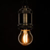 GloboStar® 99035 Λάμπα LED Long Filament E27 G45 Γλομπάκι 5W 450lm 360° AC 220-240V IP20 Φ4.5 x Υ7.5cm Ultra Θερμό Λευκό 2200K με Μελί Γυαλί – Dimmable – 3 Years Warranty
