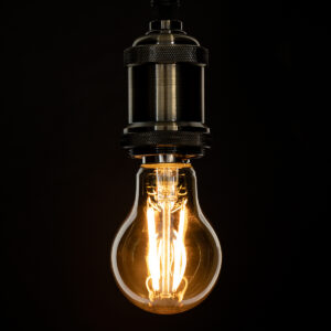 GloboStar® 99038 Λάμπα LED Long Filament E27 A60 Γλόμπος 10W 900lm 360° AC 220-240V IP20 Φ6 x Υ10.5cm Ultra Θερμό Λευκό 2200K με Μελί Γυαλί – Dimmable – 3 Χρόνια Εγγύηση