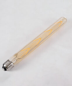 GloboStar® 99050 Λάμπα LED Long Filament E27 T30 Σωλήνας 8W 720lm 360° AC 220-240V IP20 Φ3 x Υ30cm Ultra Θερμό Λευκό 2200K με Μελί Γυαλί – Dimmable – 3 Years Warranty