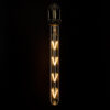 GloboStar® 99050 Λάμπα LED Long Filament E27 T30 Σωλήνας 8W 720lm 360° AC 220-240V IP20 Φ3 x Υ30cm Ultra Θερμό Λευκό 2200K με Μελί Γυαλί – Dimmable – 3 Years Warranty