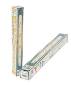 GloboStar® 99050 Λάμπα LED Long Filament E27 T30 Σωλήνας 8W 720lm 360° AC 220-240V IP20 Φ3 x Υ30cm Ultra Θερμό Λευκό 2200K με Μελί Γυαλί – Dimmable – 3 Years Warranty