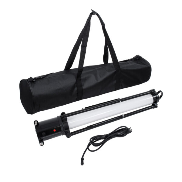GloboStar® 99051 WORKING LIGHT LED Επαγγελματικό Φωτιστικό Εργασίας – Δυνατότητα Τοποθέτησης με Τρίποδο ή Κρεμαστό – 65W 6000lm 360° AC 220-240V IP65 με Αντοχή Κρούσης IK08 Φ70 x Υ130cm Ψυχρό Λευκό 6500K – 3 Years Warranty
