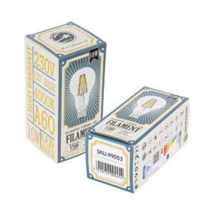 GloboStar® 99053 Λάμπα LED Long Filament E27 A60 Γλόμπος 10W 1100lm 360° AC 220-240V IP20 Φ6 x Υ10.5cm Φυσικό Λευκό 4000K με Διάφανο Γυαλί – Dimmable – 3 Χρόνια Εγγύηση