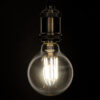 GloboStar® 99054 Λάμπα LED Long Filament E27 G95 Γλόμπος 12W 1320lm 360° AC 220-240V IP20 Φ9.5 x Υ13.5cm Φυσικό Λευκό 4000K με Διάφανο Γυαλί – Dimmable – 3 Years Warranty