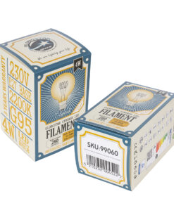 GloboStar® 99060 Λάμπα LED Ultra Thin Soft S Spiral Filament E27 G95 Γλόμπος 4W 280lm 360° AC 220-240V IP20 Φ9.5 x Υ13.5cm Ultra Θερμό Λευκό 2200K με Μελί Γυαλί – Dimmable – 3 Years Warranty