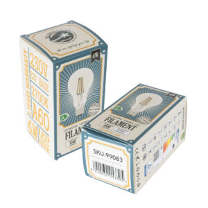 GloboStar® 99083 Λάμπα LED Long Filament E27 A60 Γλόμπος 4W 840lm 360° AC 220-240V IP20 Φ6 x Υ11cm Θερμό Λευκό 2700K με Διάφανο Γυαλί – Pro Series 210lm/W – A Ενεργειακή Κλάση – 3 Χρόνια Εγγύηση