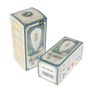 GloboStar® 99086 Λάμπα LED Long Filament E27 ST64 Αχλάδι 4W 840lm 360° AC 220-240V IP20 Φ6.4 x Υ14.5cm Θερμό Λευκό 2700K με Διάφανο Γυαλί – Pro Series 210lm/W – A Ενεργειακή Κλάση – 3 Χρόνια Εγγύηση