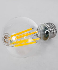 GloboStar® 99087 Λάμπα LED Long Filament E27 A60 Γλόμπος 7W 1470lm 360° AC 220-240V IP20 Φ6 x Υ11cm Θερμό Λευκό 2700K με Διάφανο Γυαλί – Pro Series 210lm/W – A Ενεργειακή Κλάση – 3 Χρόνια Εγγύηση