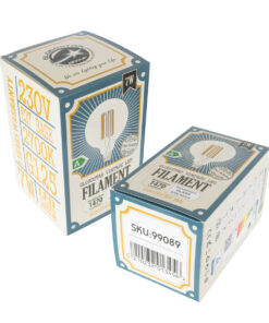 GloboStar® 99089 Λάμπα LED Long Filament E27 G125 Γλόμπος 7W 1470lm 360° AC 220-240V IP20 Φ12.5 x Υ13.8cm Θερμό Λευκό 2700K με Διάφανο Γυαλί – Pro Series 210lm/W – A Ενεργειακή Κλάση – 3 Χρόνια Εγγύηση