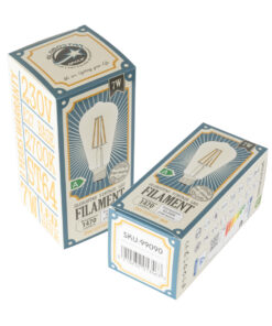 GloboStar® 99090 Λάμπα LED Long Filament E27 ST64 Αχλάδι 7W 1470lm 360° AC 220-240V IP20 Φ6.4 x Υ14.5cm Θερμό Λευκό 2700K με Διάφανο Γυαλί – Pro Series 210lm/W – A Ενεργειακή Κλάση – 3 Χρόνια Εγγύηση