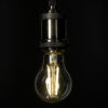 GloboStar® 99091 Λάμπα LED Long Filament E27 A60 Γλόμπος 4W 840lm 360° AC 220-240V IP20 Φ6 x Υ11cm Φυσικό Λευκό 4000K με Διάφανο Γυαλί – Pro Series 210lm/W – A Ενεργειακή Κλάση – 3 Χρόνια Εγγύηση