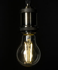 GloboStar® 99091 Λάμπα LED Long Filament E27 A60 Γλόμπος 4W 840lm 360° AC 220-240V IP20 Φ6 x Υ11cm Φυσικό Λευκό 4000K με Διάφανο Γυαλί – Pro Series 210lm/W – A Ενεργειακή Κλάση – 3 Χρόνια Εγγύηση