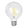 GloboStar® 99092 Λάμπα LED Long Filament E27 G95 Γλόμπος 4W 840lm 360° AC 220-240V IP20 Φ9.5 x Υ13.8cm Φυσικό Λευκό 4000K με Διάφανο Γυαλί – Pro Series 210lm/W – A Ενεργειακή Κλάση – 3 Χρόνια Εγγύηση