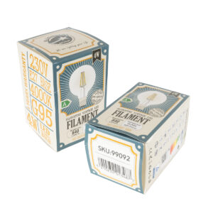 GloboStar® 99092 Λάμπα LED Long Filament E27 G95 Γλόμπος 4W 840lm 360° AC 220-240V IP20 Φ9.5 x Υ13.8cm Φυσικό Λευκό 4000K με Διάφανο Γυαλί – Pro Series 210lm/W – A Ενεργειακή Κλάση – 3 Χρόνια Εγγύηση