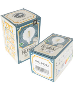 GloboStar® 99093 Λάμπα LED Long Filament E27 G125 Γλόμπος 4W 840lm 360° AC 220-240V IP20 Φ12.5 x Υ13.8cm Φυσικό Λευκό 4000K με Διάφανο Γυαλί – Pro Series 210lm/W – A Ενεργειακή Κλάση – 3 Χρόνια Εγγύηση