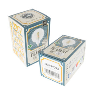 GloboStar® 99093 Λάμπα LED Long Filament E27 G125 Γλόμπος 4W 840lm 360° AC 220-240V IP20 Φ12.5 x Υ13.8cm Φυσικό Λευκό 4000K με Διάφανο Γυαλί – Pro Series 210lm/W – A Ενεργειακή Κλάση – 3 Χρόνια Εγγύηση