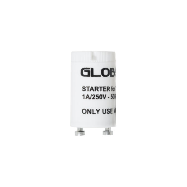 GloboStar® 99099 Starter για Λάμπες LED Τύπου Φθορισμού T8 G13 Θερμοπλαστικό Max 1A AC 250V IP20 Φ2 x Μ3.8cm – 3 Χρόνια Εγγύηση