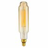 GloboStar® 99168 Λάμπα E27 BTT80 Bananas LED LONG FILAMENT 12W 1060 lm 320° AC 85-265V Edison Retro με Μελί Γυαλί Ultra Θερμό Λευκό 2200 K Dimmable