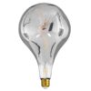 GloboStar® 99176 Λάμπα E27 R170 Rock LED SOFT SPIRAL FILAMENT 6W 480 lm 320° AC 85-265V Edison Retro με Φιμέ Γυαλί Θερμό Λευκό 2700 K Dimmable