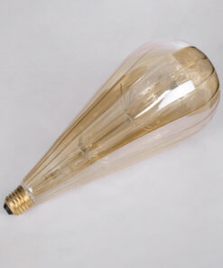 GloboStar® 99212 Λάμπα LED MTX Diode HP E27 BT125 BOMBSHELL Γλόμπος 1.8W 158lm 360° AC 220-240V IP20 Φ12.5 x Υ29cm Ultra Θερμό Λευκό 2200K με Μελί Γυαλί – Dimmable – 3 Years Warranty