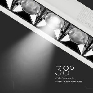 LED Φωτιστικό Χωνευτό 20W CRI>90 V-TAC PRO Samsung Chip 38° 1600lm Ψυχρό 5700K – 994