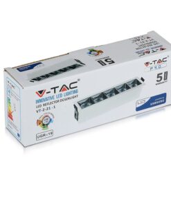 LED Φωτιστικό Χωνευτό 20W CRI>90 V-TAC PRO Samsung Chip 38° 1600lm Ψυχρό 5700K – 994