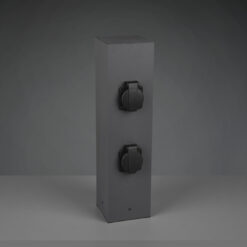 Πρίζα Κήπου Trio Lighting Ανθρακί Μεταλλικό IP54 9964-42