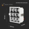 LED Φωτιστικό Χωνευτό 36W CRI>90 V-TAC PRO Samsung Chip 38° 2880lm Ψυχρό 5700K – 997