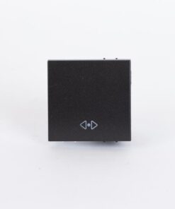 ΔΙΑΚΟΠΤΗΣ 2 MODULES ΜΕΣΑΙΟΣ A/R ΜΑΥΡΟ EUROLAMP – 152-20108