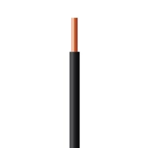 ΚΑΛΩΔΙΟ NYA ΗΟ5V-U 1Χ1mm² ΜΑΥΡΟ (100m/roll) EUROLAMP – 150-13300