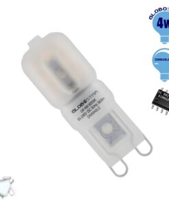 GloboStar® 115041 Λάμπα G9 LED 4W 390lm 320° AC 230V Ψυχρό Λευκό 6000K Dimmable