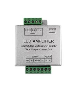 ΕΝΙΣΧΥΤΗΣ ΣΗΜΑΤΟΣ ΓΙΑ RGBW ΤΑΙΝΙΑ DC 6AX4 288W/12V 576W/24V EUROLAMP – 145-71473