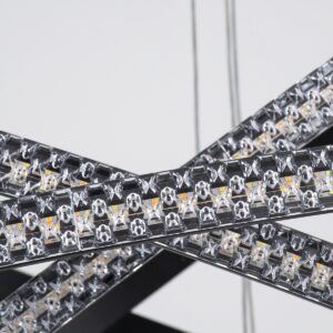 GloboStar® DIAMOND TRIO 61140 Κρεμαστό Φωτιστικό Δαχτυλίδι-Κύκλος LED CCT 150W 18379lm 360° AC 220-240V – Εναλλαγή Φωτισμού μέσω Τηλεχειριστηρίου All In One Ψυχρό 6000k+Φυσικό 4500k+Θερμό 2700k Dimmable Φ60+80+100cm – Μαύρο – 3 Years Warranty