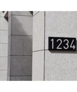 GloboStar® 71519 Αυτόνομο Ηλιακό Φωτιστικό LED SMD 1W 100lm με Ενσωματωμένη Μπαταρία 1000mAh – Φωτοβολταϊκό Πάνελ με Αισθητήρα Ημέρας-Νύχτας για Αρίθμηση Δρόμου με Αριθμό 9 Αδιάβροχο IP55 Ψυχρό Λευκό 6000K