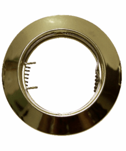 Βάση Σποτ GU10 – MR16 ACA Χωνευτή Στρογγυλή Σταθερή Χρυσή – AC.0451042G