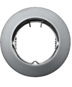 Βάση Σποτ GU10 – MR16 ACA Χωνευτή Στρογγυλή Σταθερή Ασημί Περλέ – AC.0451042PS