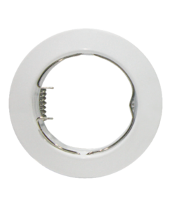 Βάση Σποτ GU10 – MR16 ACA Χωνευτή Στρογγυλή Σταθερή Λευκή – AC.0451042W