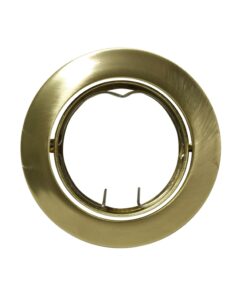 Βάση Σποτ GU10 – MR16 ACA Χωνευτή Στρογγυλή Ρυθμιζόμενη Μπρονζέ – AC.0453254GA