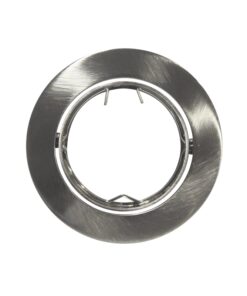 Βάση Σποτ GU10 – MR16 ACA Χωνευτή Στρογγυλή Ρυθμιζόμενη Νίκελ Ματ – AC.0453254NM