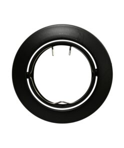 Βάση Σποτ GU10 – MR16 ACA Χωνευτή Στρογγυλή Ρυθμιζόμενη Μαύρη – AC.0453254WB