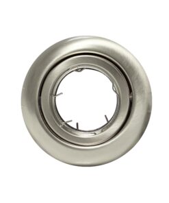 Βάση Σποτ GU10 – MR16 ACA Χωνευτή Στρογγυλή Ρυθμιζόμενη Νίκελ Ματ – AC.04533NM