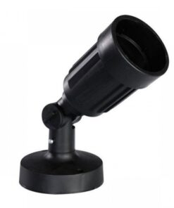 Φωτιστικό Κήπου E27 PAR38 Μαύρο Πλαστικό με Βάση ACA – AC.045GL76