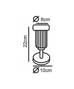 Φωτιστικό Κήπου E27 PAR38 Μαύρο Πλαστικό με Βάση ACA – AC.045GL76
