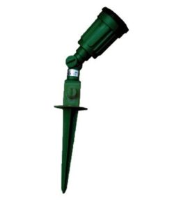 Φωτιστικό Σποτ Κήπου Καρφί 1xE27 Ενισχυμένο Πλαστικό IP44 Πράσινο 44cm ACA – AC.045GL77G