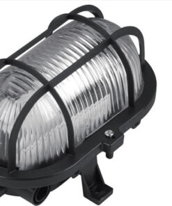 Φωτιστικό Τοίχου 1xE27 Χελώνα Κήπου Πλαστική 18x10x12cm Μαύρη με Πρισματικό Γυαλί IP44 ACA – AC.045PBB