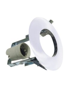 Βάση Σποτ R50 E14 Χωνευτή Στρογγυλή Σταθερή Λευκή ACA – AC.045R50WMS