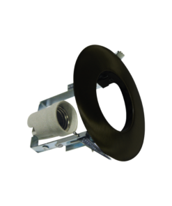 Βάση Σποτ R63 E27 Χωνευτή Στρογγυλή Σταθερή Μαύρη ACA – AC.045R63BMS