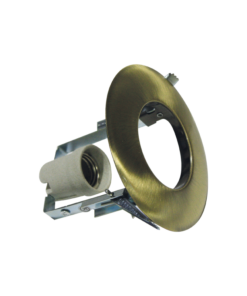 Βάση Σποτ R63 E27 Χωνευτή Στρογγυλή Σταθερή Μπρονζέ ACA – AC.045R63GAB