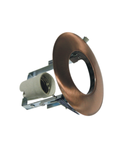 Βάση Σποτ R63 E27 Χωνευτή Στρογγυλή Σταθερή Απόχρωση Χαλκού ACA – AC.045R63RABACA