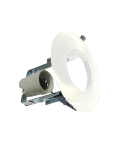 Βάση Σποτ R63 E27 Χωνευτή Στρογγυλή Σταθερή Λευκή ACA – AC.045R63WMS